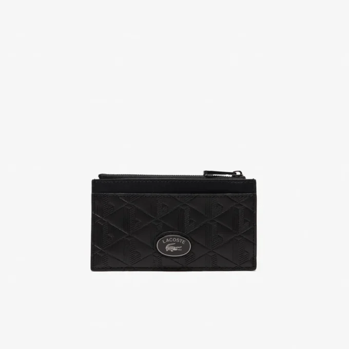 モノグラム レザー ジップカードホルダー