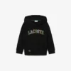 刺繍入りフリースフーディ