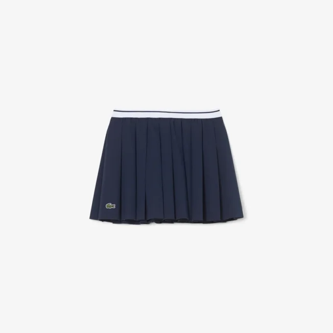 オックスフォードコットン プリーツスカート