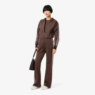 レディース フレア モノグラム スウェットパンツ