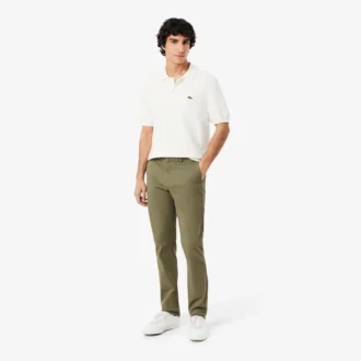スリムフィット ストレッチツイル チノパンツ
