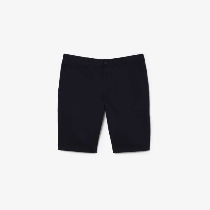 メンズ スリムフィット ストレッチコットンショーツ メンズ スリムフィット ストレッチコットンショーツ