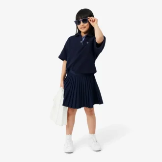 ガールズ オーバーサイズ ピケ ポロシャツ