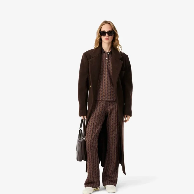 レディース スリムフィット モノグラム ポロシャツ レディース スリムフィット モノグラム ポロシャツ