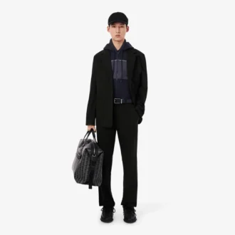 カラーブロック ジップアップフーディー