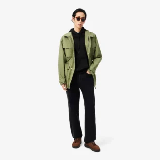 ロゴストライプ ジップアップフーディ