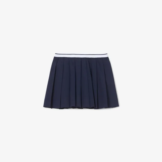 オックスフォードコットン プリーツスカート