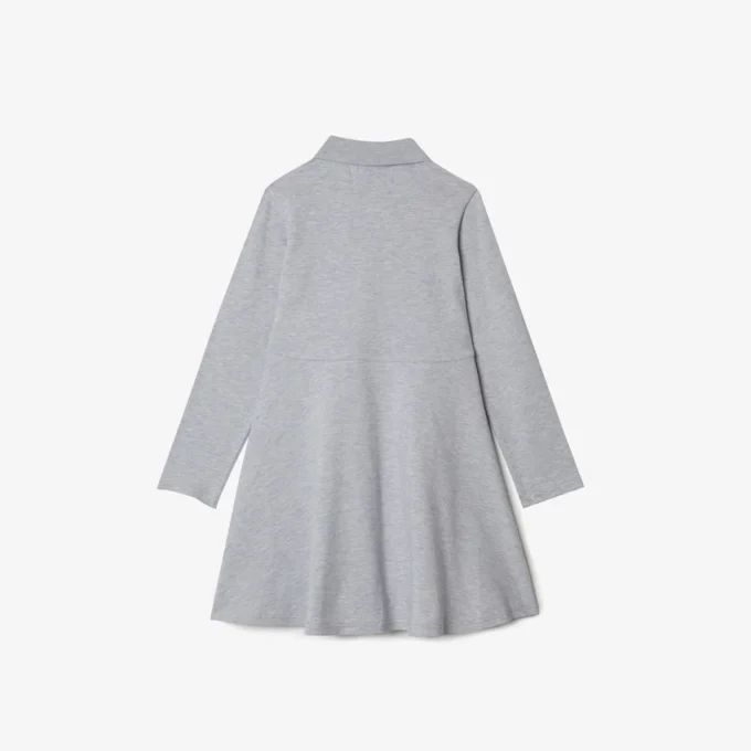 キッズ ロングスリーブ ストレッチ ピケ ポロワンピース キッズ ロングスリーブ ストレッチ ピケ ポロワンピース