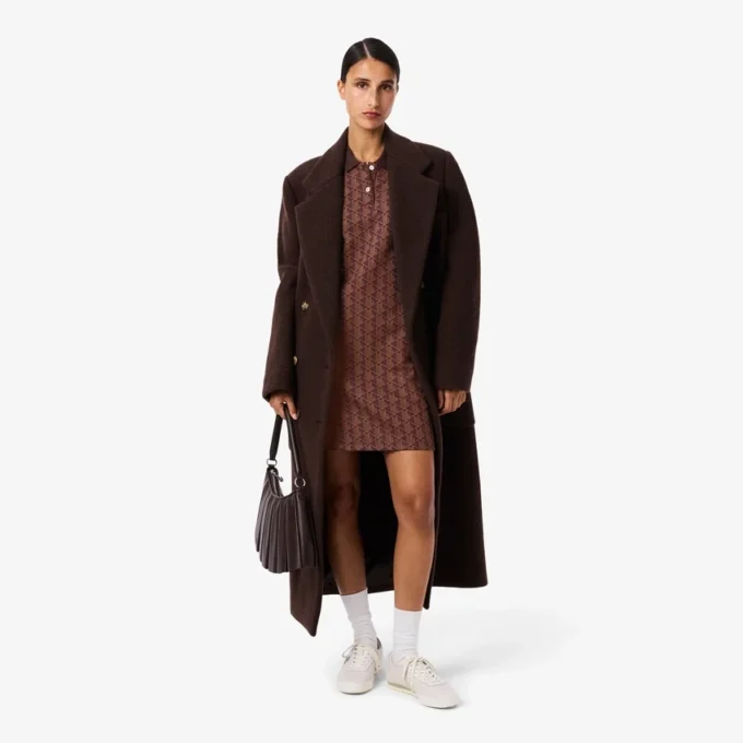 レディース スリムフィット モノグラム ポロシャツワンピース レディース スリムフィット モノグラム ポロシャツワンピース