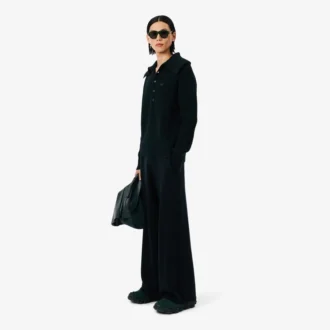ランウェイ フェルト加工ウール ジョガーパンツ
