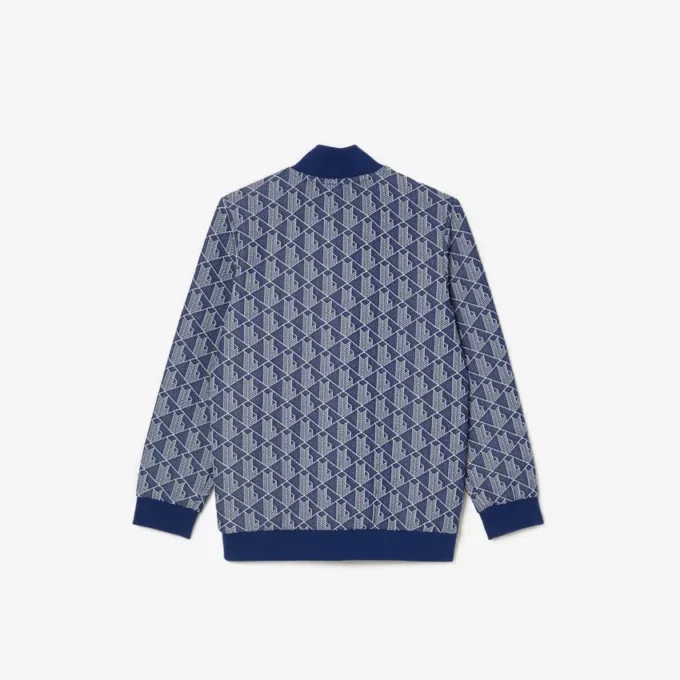 キッズ用ハイネックジップアップ パリ モノグラム スウェット キッズ用ハイネックジップアップ パリ モノグラム スウェット