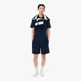 メンズ クロコダイルプリント パジャマトップ