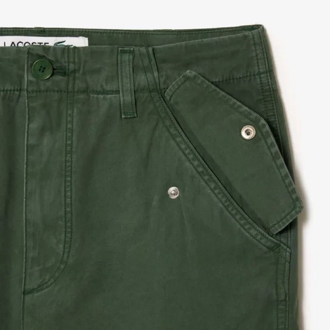 メンズ ストレートフィット コットン カーゴパンツ メンズ ストレートフィット コットン カーゴパンツ