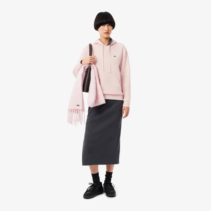 スリムフィットのブランドロゴ入りピケポロシャツ
