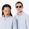 ハイネックエンボス加工ジップアップスウェット ハイネックエンボス加工ジップアップスウェット