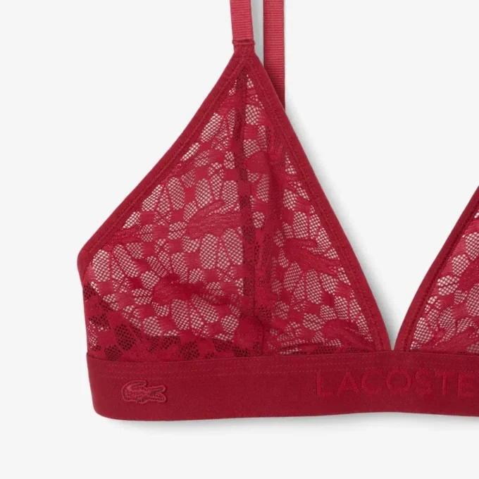 ロゴ入りレーストライアングルブラレット ロゴ入りレーストライアングルブラレット