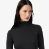 レディース スリムフィット ハイネック ワンピース レディース スリムフィット ハイネック ワンピース