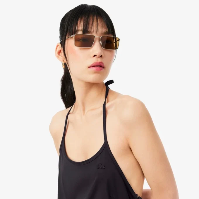バックレスストラップ付きマキシワンピース バックレスストラップ付きマキシワンピース