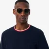 メンズ コントラストネック パジャマトップ メンズ コントラストネック パジャマトップ