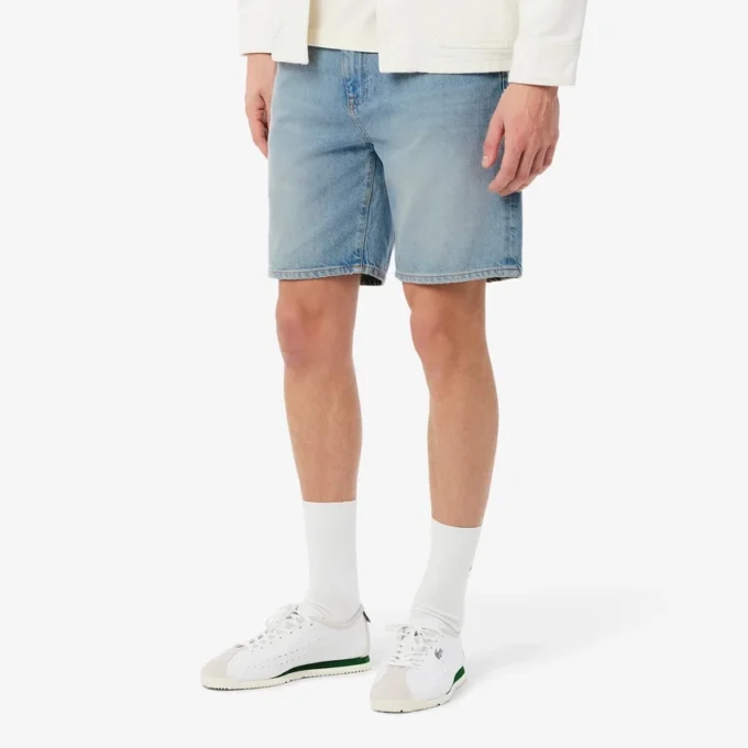 メンズ ストレートカット デニムショーツ メンズ ストレートカット デニムショーツ