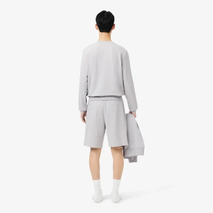 メンズ ストレートフィット フリースパジャマショーツ