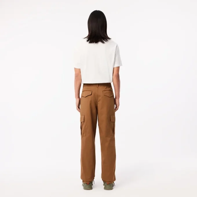 メンズ ストレートフィット コットン カーゴパンツ メンズ ストレートフィット コットン カーゴパンツ
