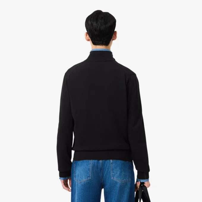 メンズ ジップアップ ハイネック コットンセーター メンズ ジップアップ ハイネック コットンセーター