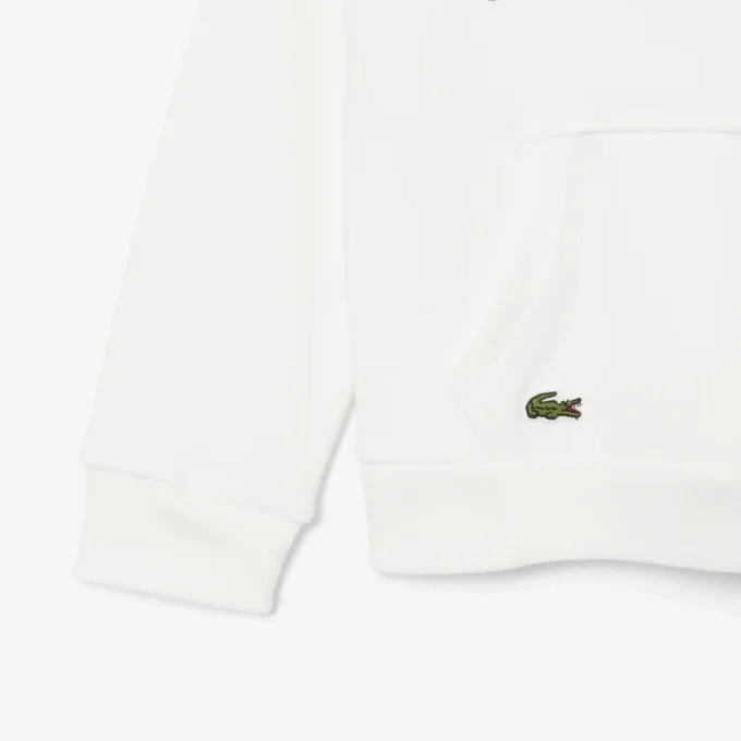 刺繍入りフリースフーディ