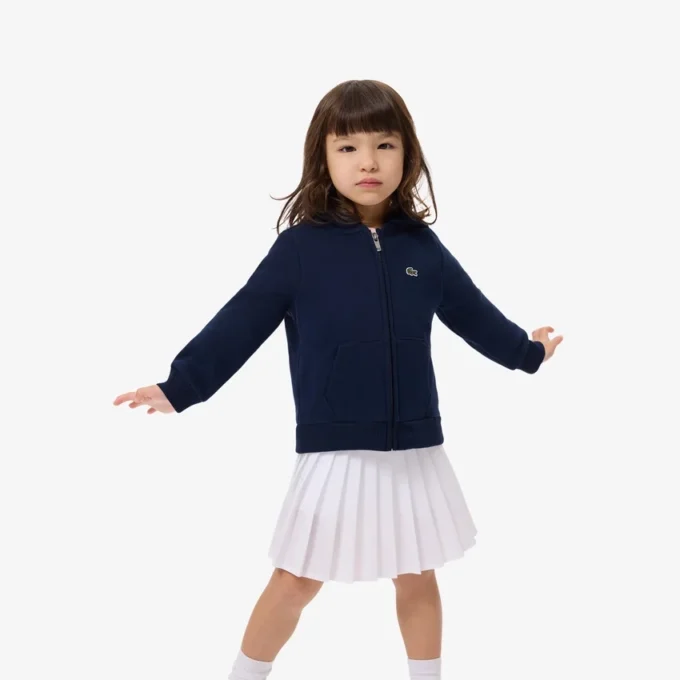 キッズ フリース ジップアップ フーディー