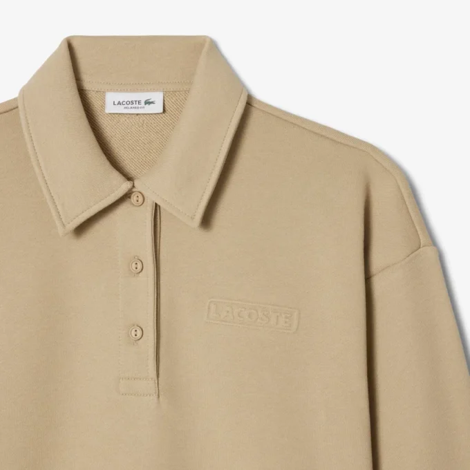 レディース ポロシャツ カラー スウェット