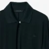 ランウェイ ポロシャツカラー シルク マキシワンピース