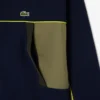 メンズ ルーズフィット ジップアップ ピケ スウェットシャツ メンズ ルーズフィット ジップアップ ピケ スウェットシャツ