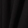 レディース スリムフィット リブ編みコットン ポロシャツ ワンピース