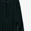 ランウェイ ポロシャツカラー シルク マキシワンピース