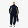 メンズ ルーズフィット ジップアップ ピケ スウェットシャツ メンズ ルーズフィット ジップアップ ピケ スウェットシャツ
