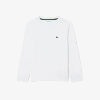 キッズ用長袖コットンTシャツ