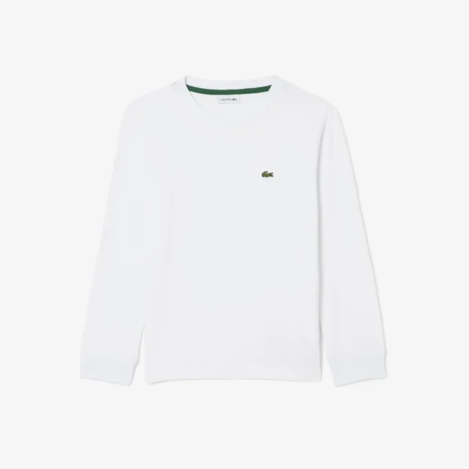 キッズ用長袖コットンTシャツ