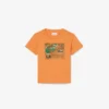 グラフィックプリントコットンTシャツ