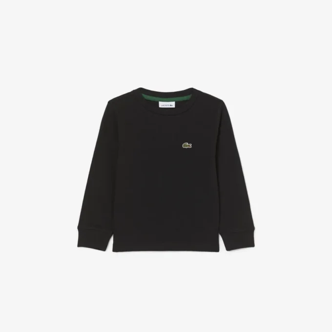 キッズ用長袖コットンTシャツ