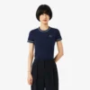レディース コントラストトリム ジャージーTシャツ レディース コントラストトリム ジャージーTシャツ