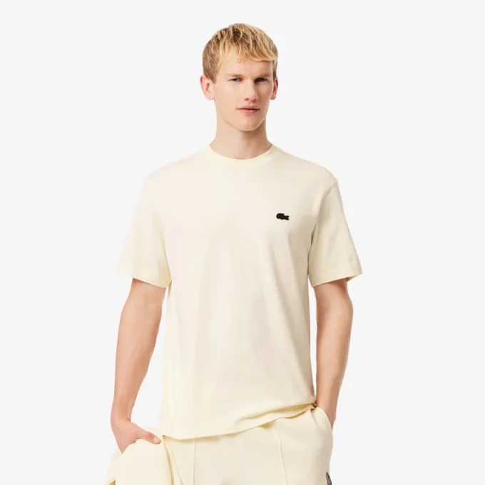 プリント入り厚手コットンTシャツ プリント入り厚手コットンTシャツ