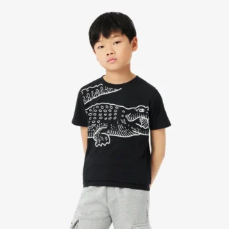 プリントコットンTシャツ