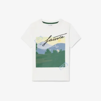 ボーイズ プリントコットンTシャツ