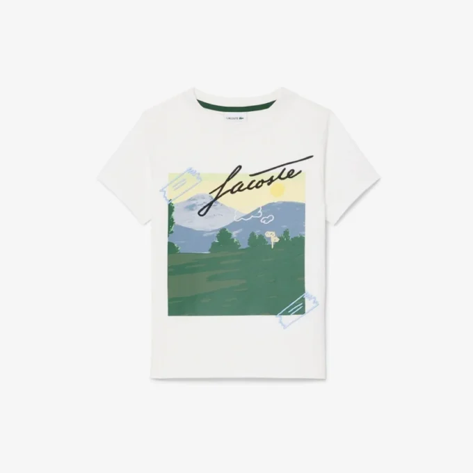 ボーイズ プリントコットンTシャツ