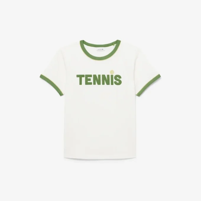 プリントコットンTシャツ