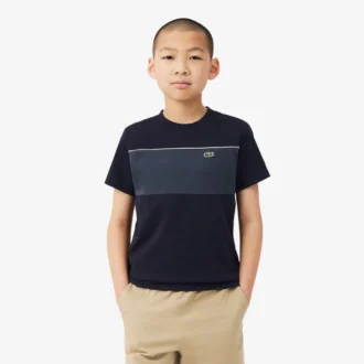 コットン カラーブロック Tシャツ