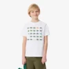 クロコダイルプリントコットンTシャツ