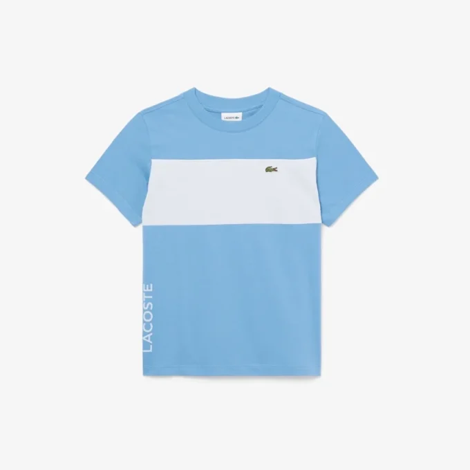 コットン カラーブロック Tシャツ