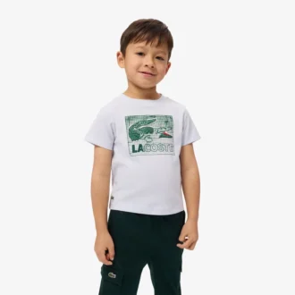 グラフィックプリントコットンTシャツ