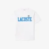 メンズ コントラストバッジ コットン Tシャツ メンズ コントラストバッジ コットン Tシャツ